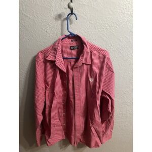 Chaps Mens Plaid Cotton Long Sleeve Button Down Shirt Size XXL
